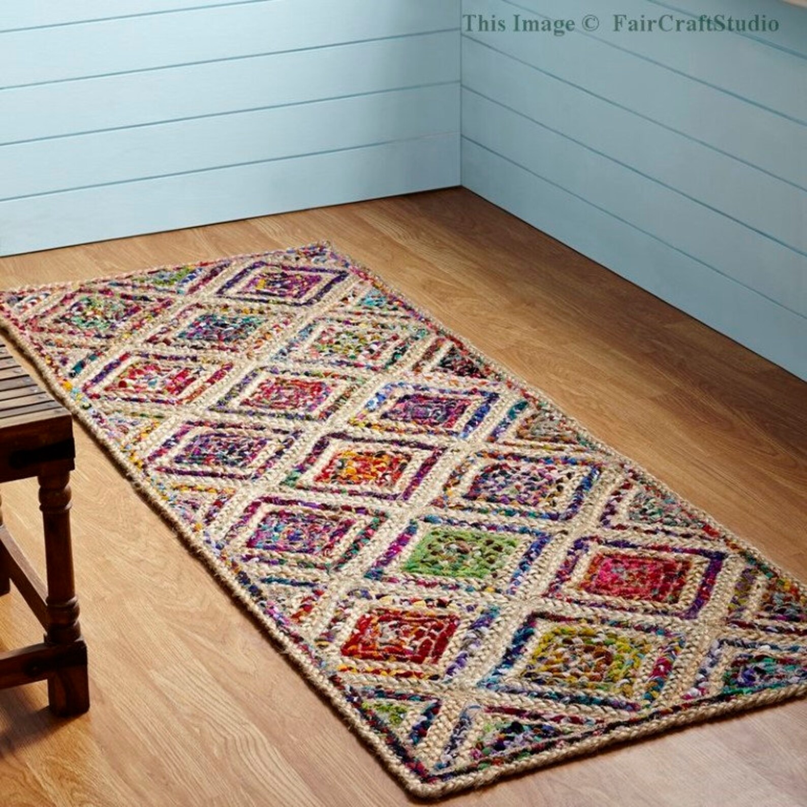 Jute Runner Rug for Hallways Runner on Sale Handmade Jute Etsy