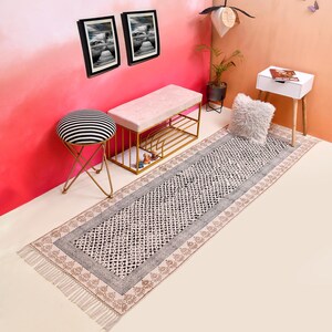 Washable kitchen rug Staircase Runner Long Entry Rug Cotton Machine Washable Hallway Rugs Carpet Runners kitchen Throw Rugs Bathroom Runner