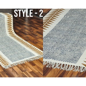 Cotton Washable Runner Rug hall runner entry rug, yoga mat staircase runner, runner carpet Machine Washable Rug bath mat runner Kitchen Rug STYLE 2
