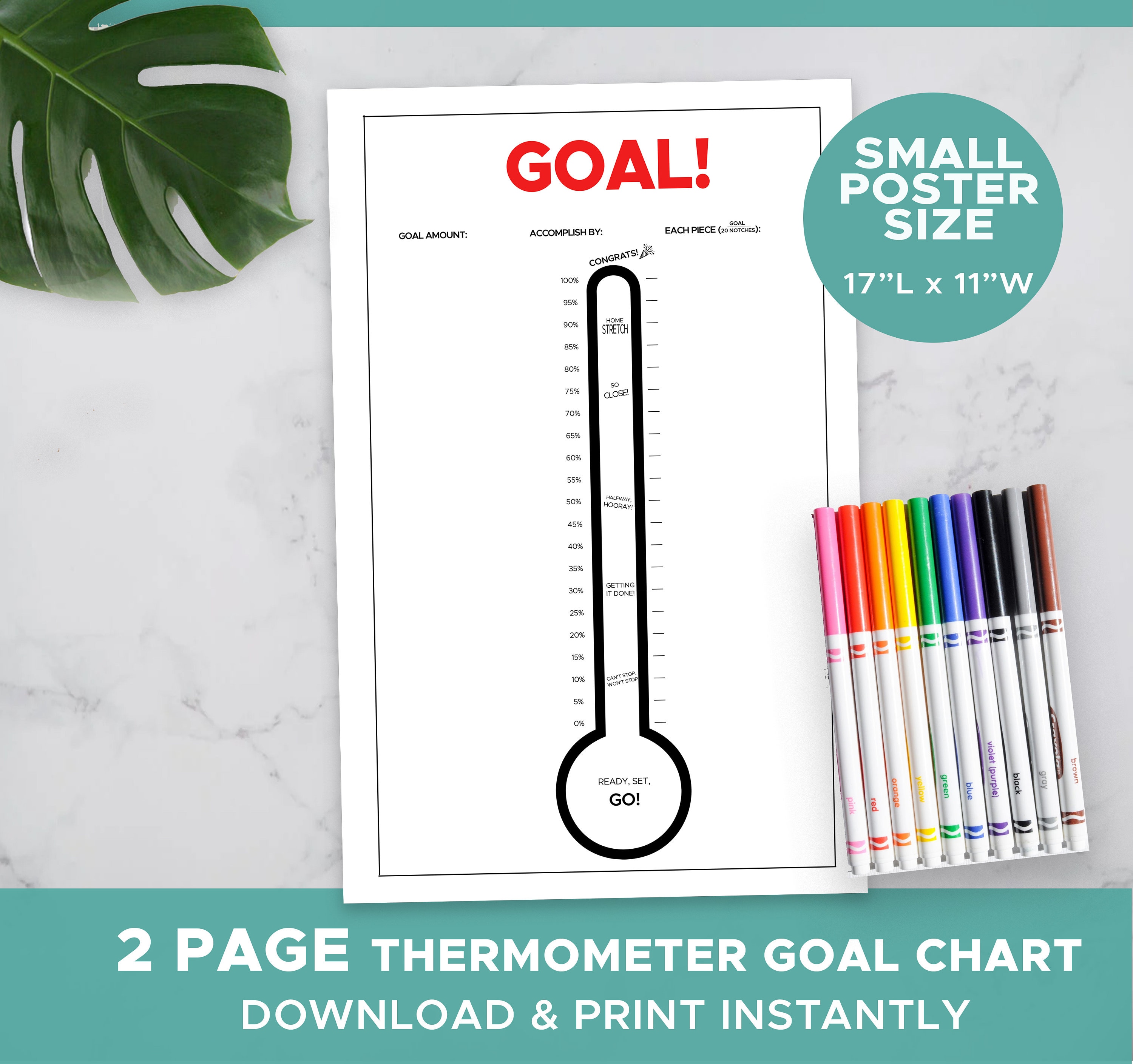 Giant Classroom Thermometer