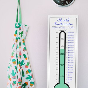 GIANT Thermometer - Printable Digital Download - Print at Home or ...