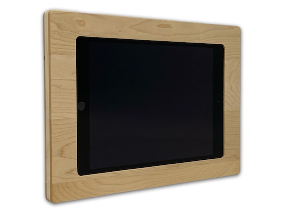 Support mural pour tablette iPad 8 10,2 en bois Cadre en bois véritable  Smart Home Support mural pour iPad Support mural -  France