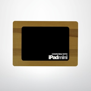 iPad mini tablet wall mount wood | Easy installation | Premium iPad holder for smart living & office