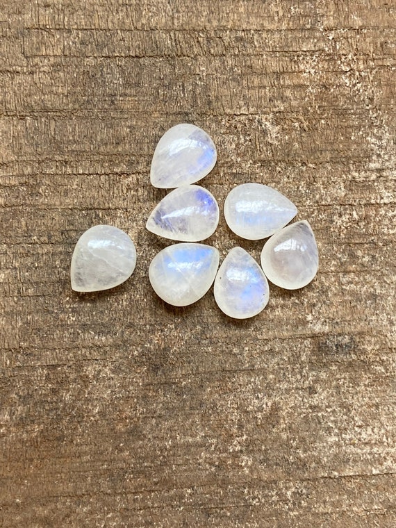 Details about   100 Pieces 5x8 mm Pear Natural Rose Quartz Cabochon Loose Gemstones