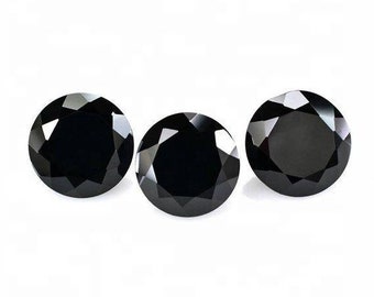 17.50 Ct 25 Pcs Natural Black Onyx Round Cab Lot Loose Gemstone 5 MM H-2565 17.50 Ct 25 Pcs Natural Black Onyx Round Cab Lot Loose Gemstone 5 MM H-2565