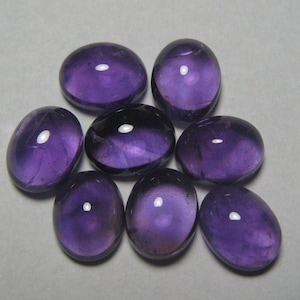 AAA Natural Amethyst Oval Cabochon Calibrated Size Loose Gemstone 3x5,4x6,5x7,6x8,7x9,8x10,9x11,10x12,10x14,12x16,13x18,15x20,16x22mm