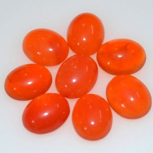 AAA Natural Carnelian Oval Cabochon Calibrated Size Loose Gemstone 3x5,4x6,5x7,6x8,7x9,8x10,9x11,10x12,10x14,12x16,13x18,15x20,16x22,20x30mm