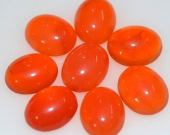 AAA Natural Carnelian Oval Cabochon Calibrated Size Loose Gemstone 3x5,4x6,5x7,6x8,7x9,8x10,9x11,10x12,10x14,12x16,13x18,15x20,16x22,20x30mm