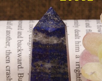 1 st naturlig lapis lazuli kvartsspets/lapis lazuli kristalltorn/lapis lazuli obelisk/spetsar för smyckestillverkning/present/läkande sten