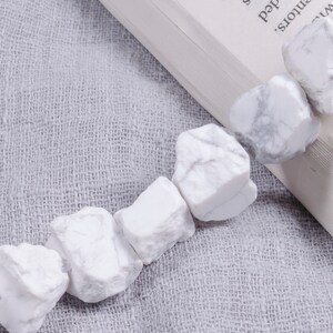 All'ingrosso Full Strand Natural Rough Raw Stones - Vendita all'ingrosso quarzo per la produzione di gioielli-Decor-Gift-White Turquoise Crystal