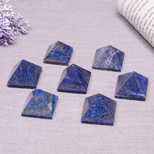 Wholesale Beautiful Lapis Lazuli Pyramid/Natural Lapis Lazuli Crystal/Polished Pyramid/Energy protection/Decor-Chakre-Reiki-Healing Crystal