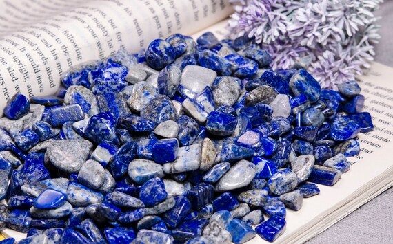 Venta al por mayor de lapislazuli grava Approx.7 10 mm fabricacion de joyas piedra de calidad git para ella piedra energetica traer salud conciencia clara Etsy Mexico