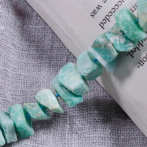 All'ingrosso Full Strand Natural Rough Raw Stones - Vendita all'ingrosso quarzo per la produzione di gioielli-Decor-Gift- Amazonite Crystal