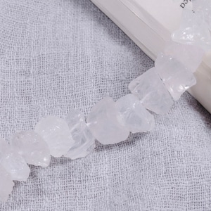 All'ingrosso Full Strand Natural Rough Raw Stones - Vendita all'ingrosso quarzo per la produzione di gioielli-Decor-Gift-Clear Quartz Crystal