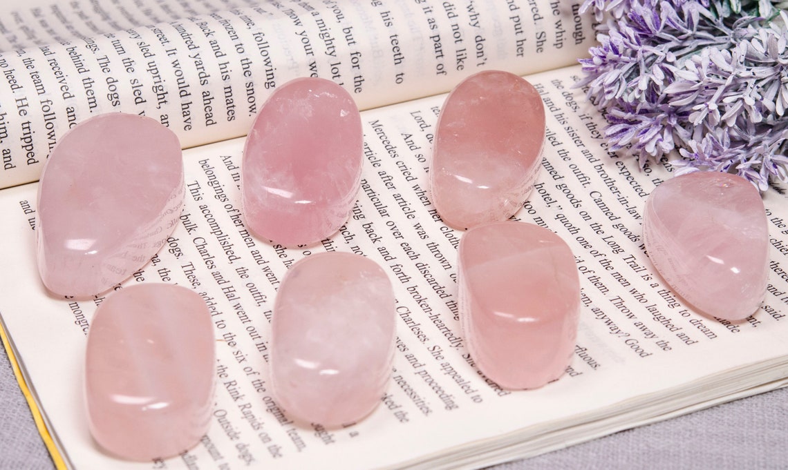 Wholesale Polished Rose Quartz chunks/Relieve Anxiety/Healing Etsy