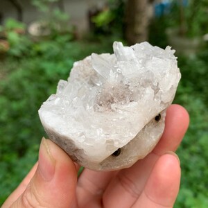 Clear Quartz Hedgehog/Natural Clear White Crystal Cluster/Crystal Sculpture/Crystal Carvings/Gift for Child/Healing Crystal image 7
