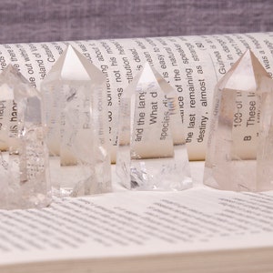 Wholesale Natural Clear Quartz Point/Clear Quartz Crystal Tower/Clear Quartz Tower/Points for Jewelry Making/Gift/Healing Stone