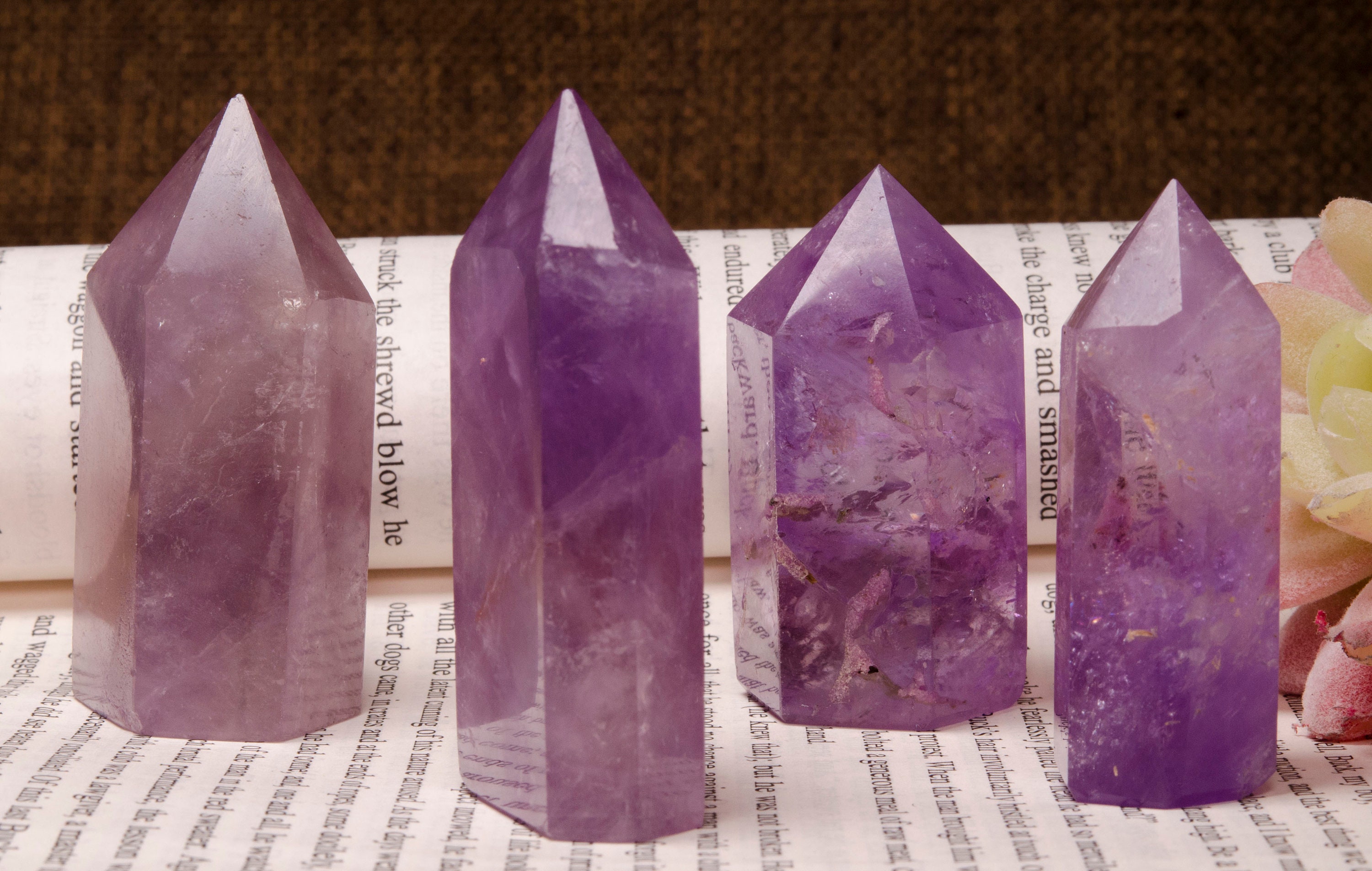 Wholesale Natural Amethyst Quartz Point/amethyst Crystal Etsy