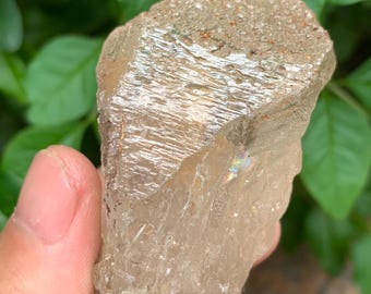 Muestra de cuarzo Nirvana de 86 g/cristal Nirvana natural/cuarzo mosaico/cuarzo guardián de registros/61 x 36 x 34 mm/cristal curativo grabado/zen