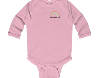 God's Promise Girls Infant Long Sleeve Onsie Bodysuit
