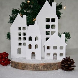 House Scene | Mini Houses | Christmas Decoration |  House | Home Decor | Christmas Decor | Scandi Christmas | Xmas Decor | Nordic Houses