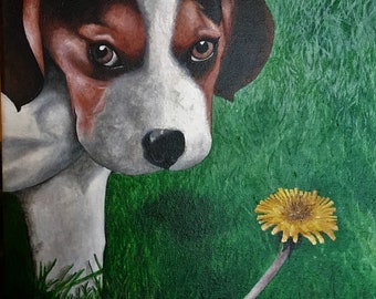 Custom Pet Portraits - Original Acrylic on Canvas Paintings