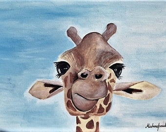 Cute Giraffe Painting