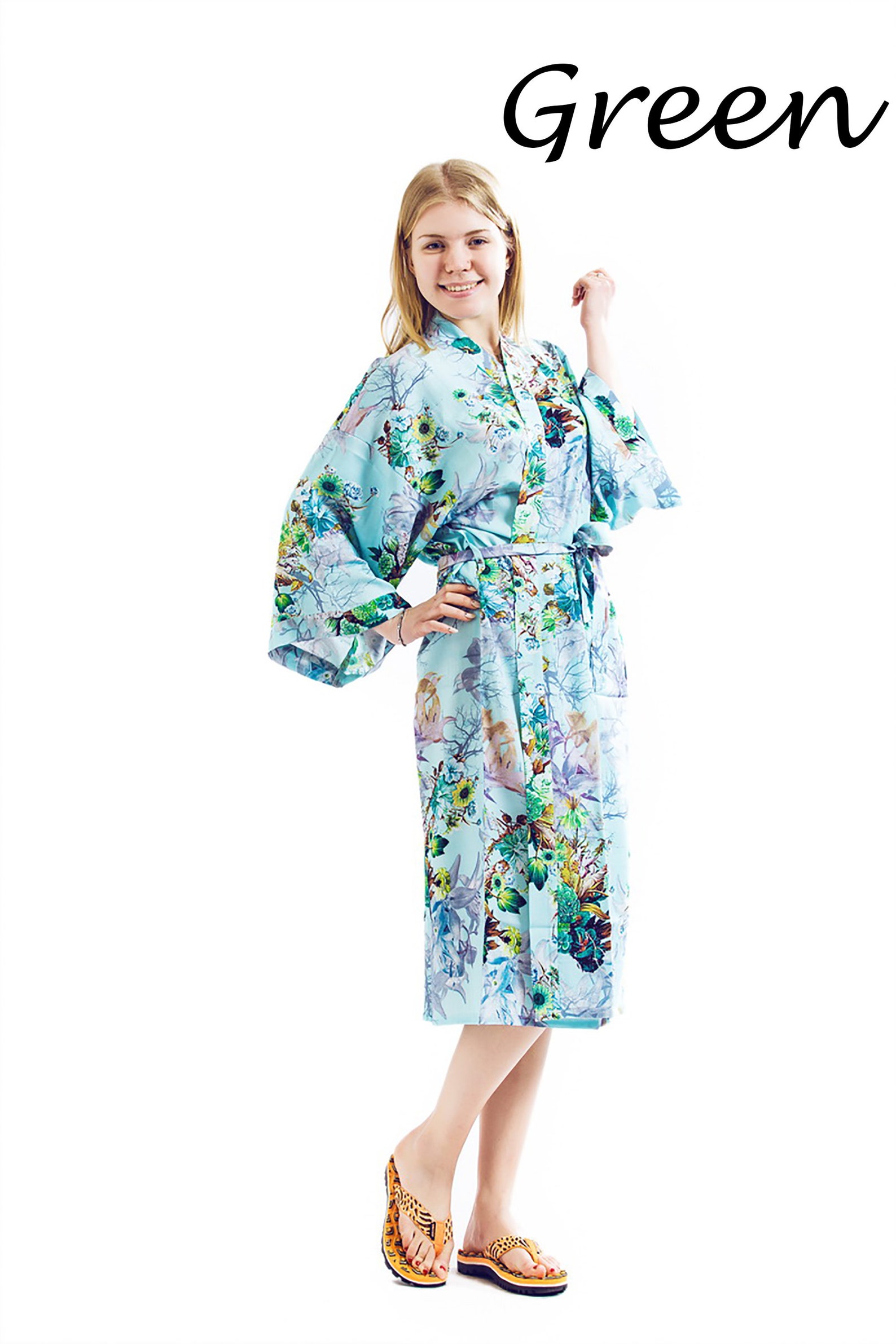 Women Cotton Robe Wedding Robe Bride Bathrobes Cotton Long Etsy