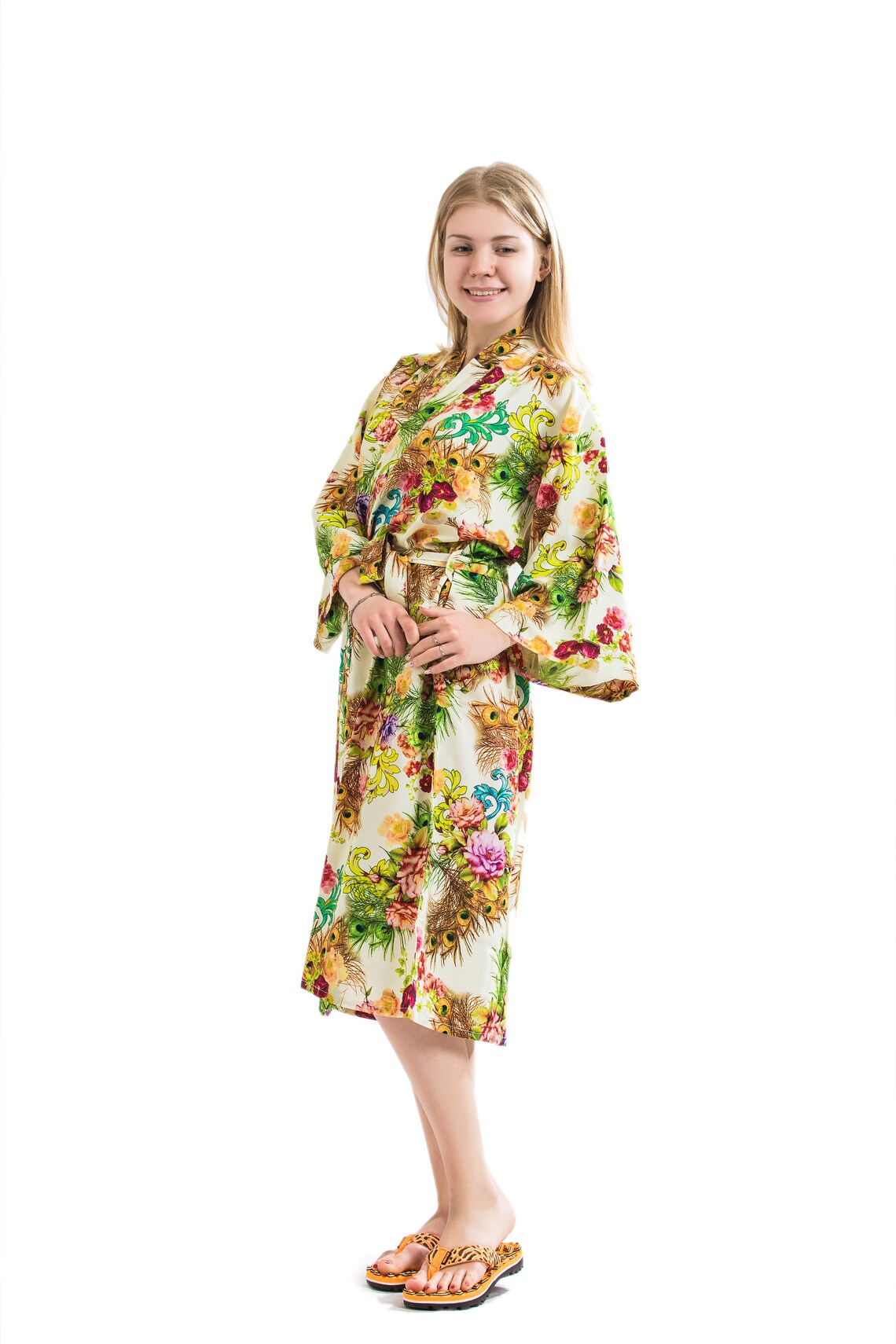 Sale Women Cotton Robe Wedding Robe Bride Bathrobes Cotton | Etsy
