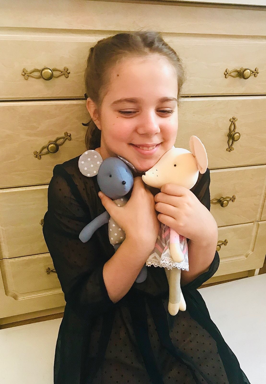 Rat Doll with Clothes Fabric Toy Rat Toy Cloth Dolls Etsy