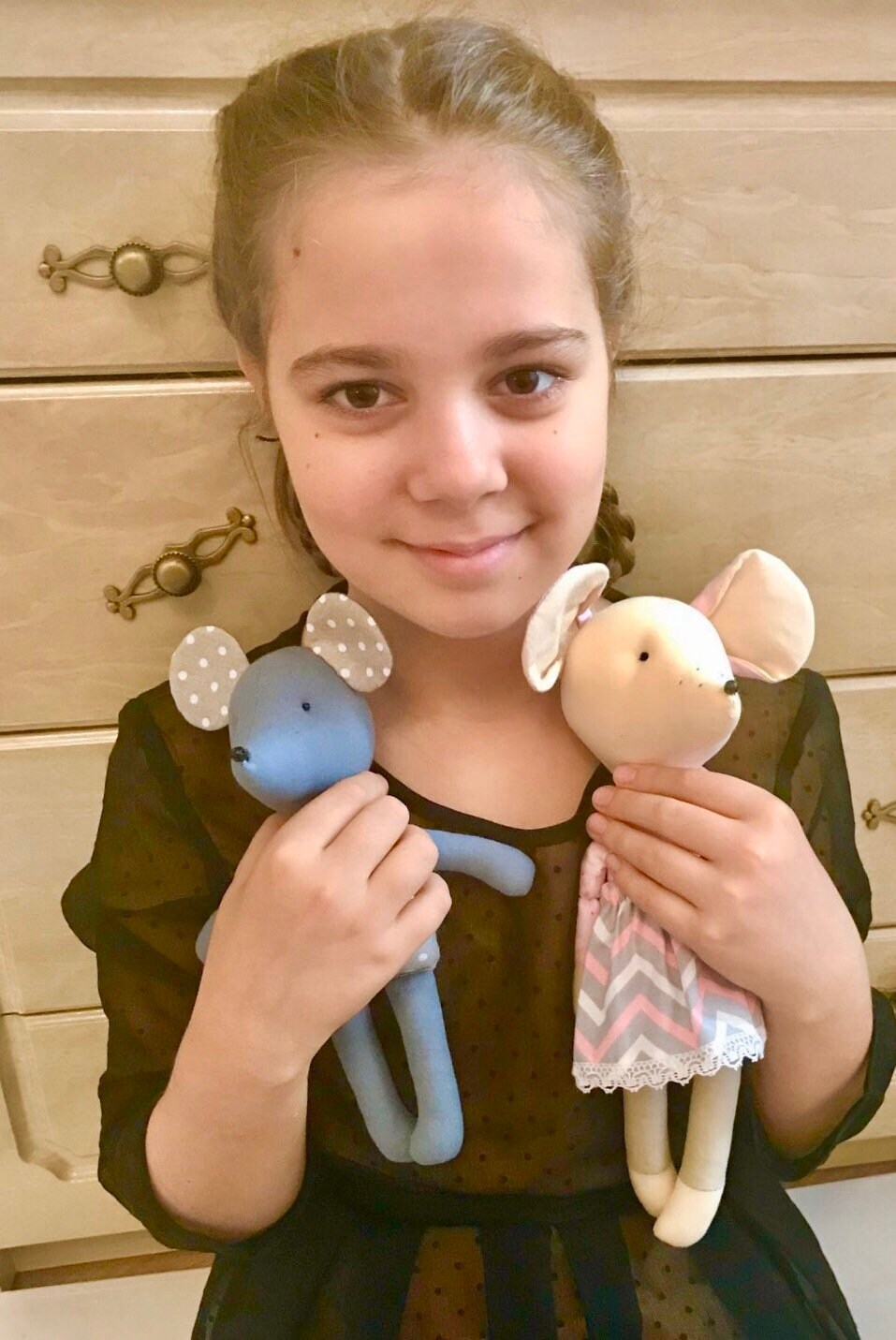 Mouse and Rat Doll Play Set Mouse Toy Cloth Dolls Handmade Etsy