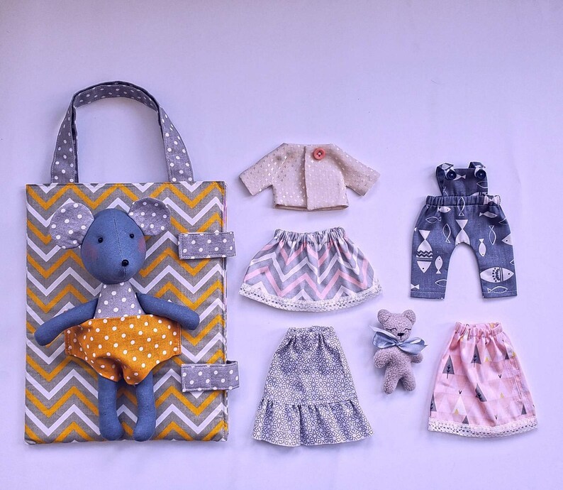 Rat Doll with Clothes Fabric Toy Rat Toy Cloth Dolls Etsy