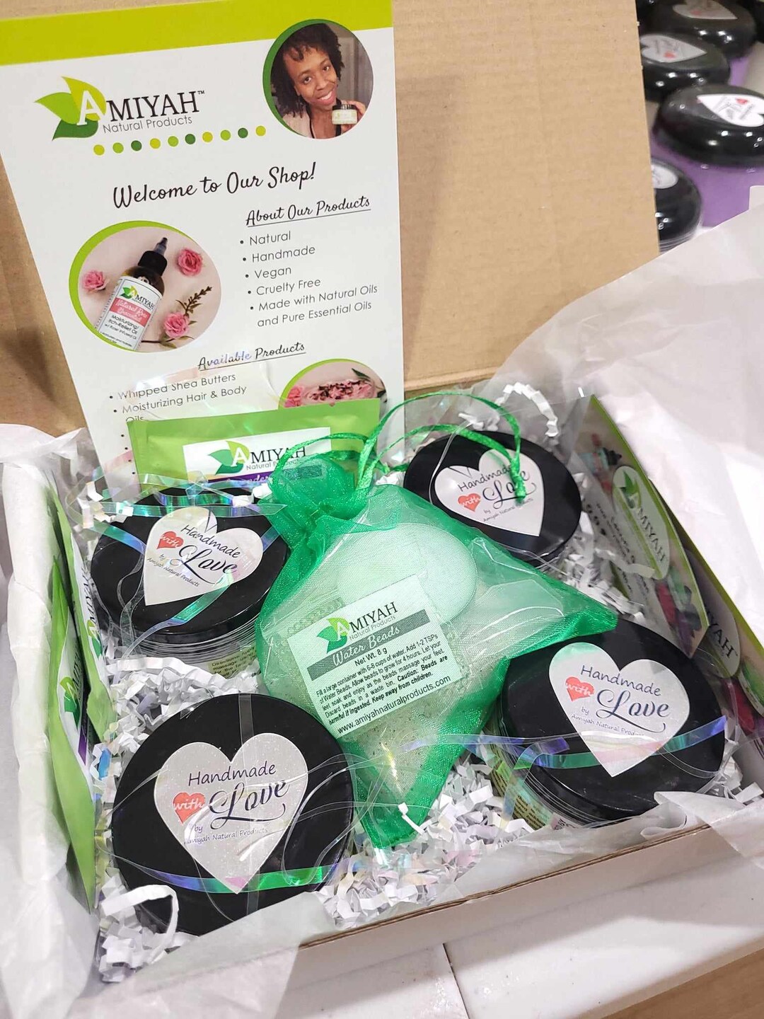 Whipped Shea Butter, Gift Set 2 Oz, Body Butter, Thank You Gift Box