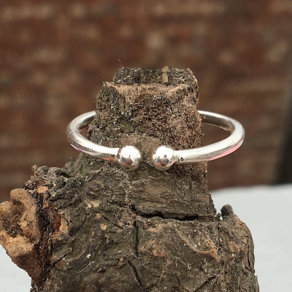 Double Ball Ring 925 Sterling Silver Double Ball Ring Simple Ball Ring Handmade Simple Jewelry Silver Jewelry Gift for Her Etsy Canada