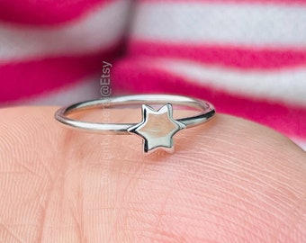 Star Ring, Chunky Star Ring, Astronomy Ring, Celestial Ring, Adjustable Ring, Dainty Star Ring, Everyday Ring, Star Jewelry , Gift For Her