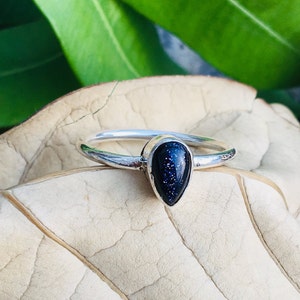 Natural Lapis Ring, 925 Sterling Silver Ring, September Birthstone, Lapis Ring, Gift for her, Victorian Dainty Ring, Blue Ring, Women Ring