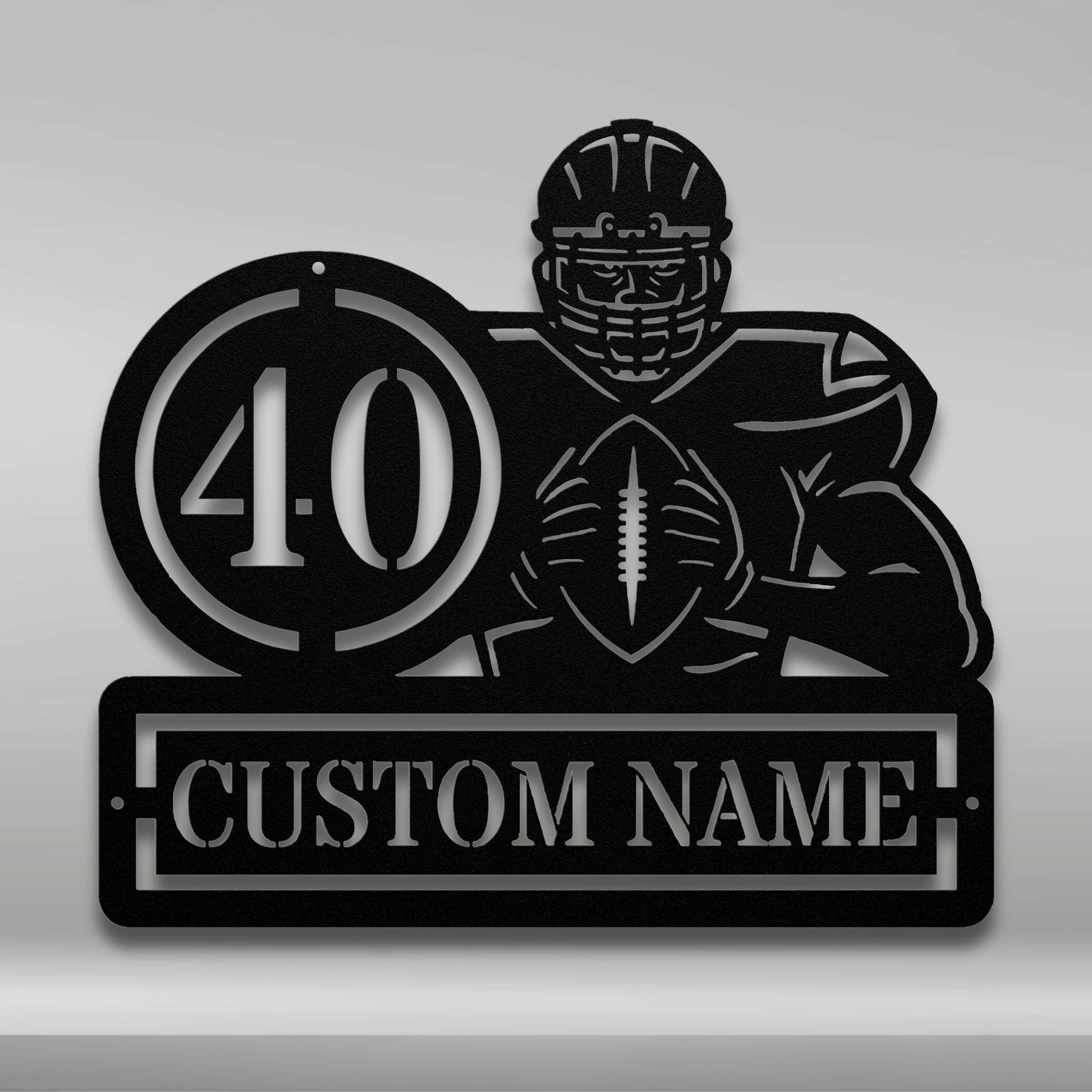 Custom Boys' Football 1 Metal Sign - Etsy