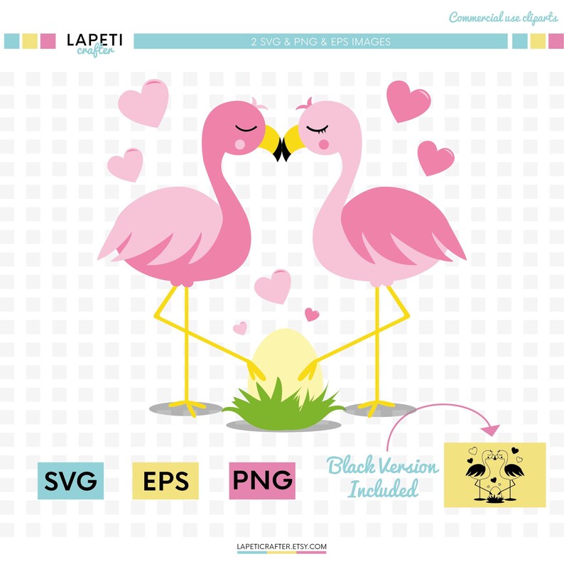 Download Pink flamingo svg summer svg flamingo party clip art | Etsy