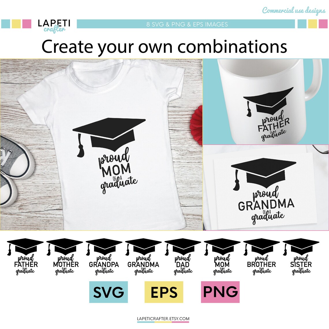 Download Graduation SVG Proud Family Commercially licensed SVG | Etsy