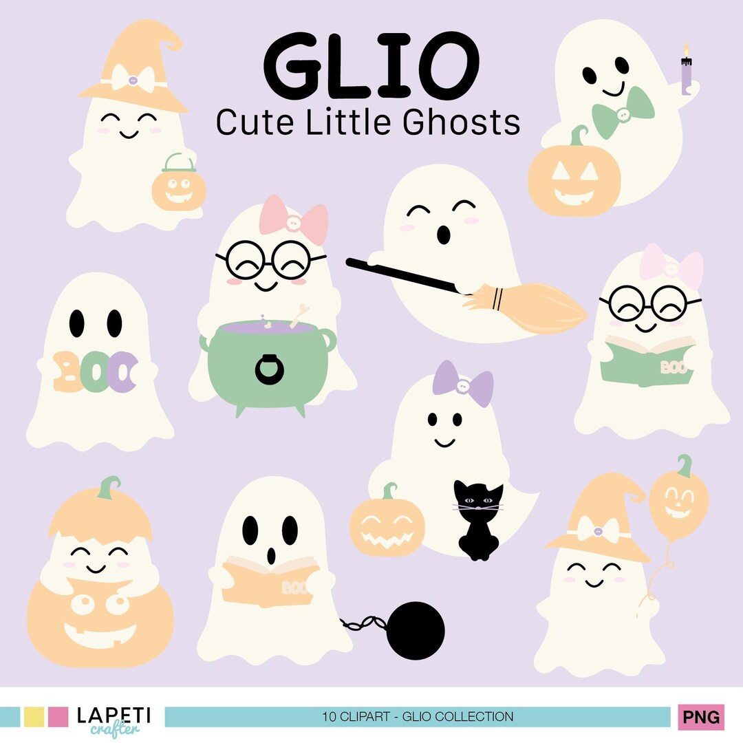 Pastel Ghost Halloween Png, Cute Kawaii Halloween Ghosts Shirt for Kids ...