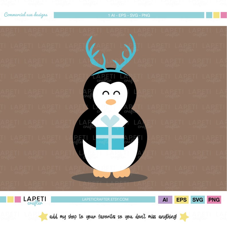 Vector illustration of a penguin in vector format Vector for commercial use Ai, Eps, Svg, Png format Editable digital file image 1