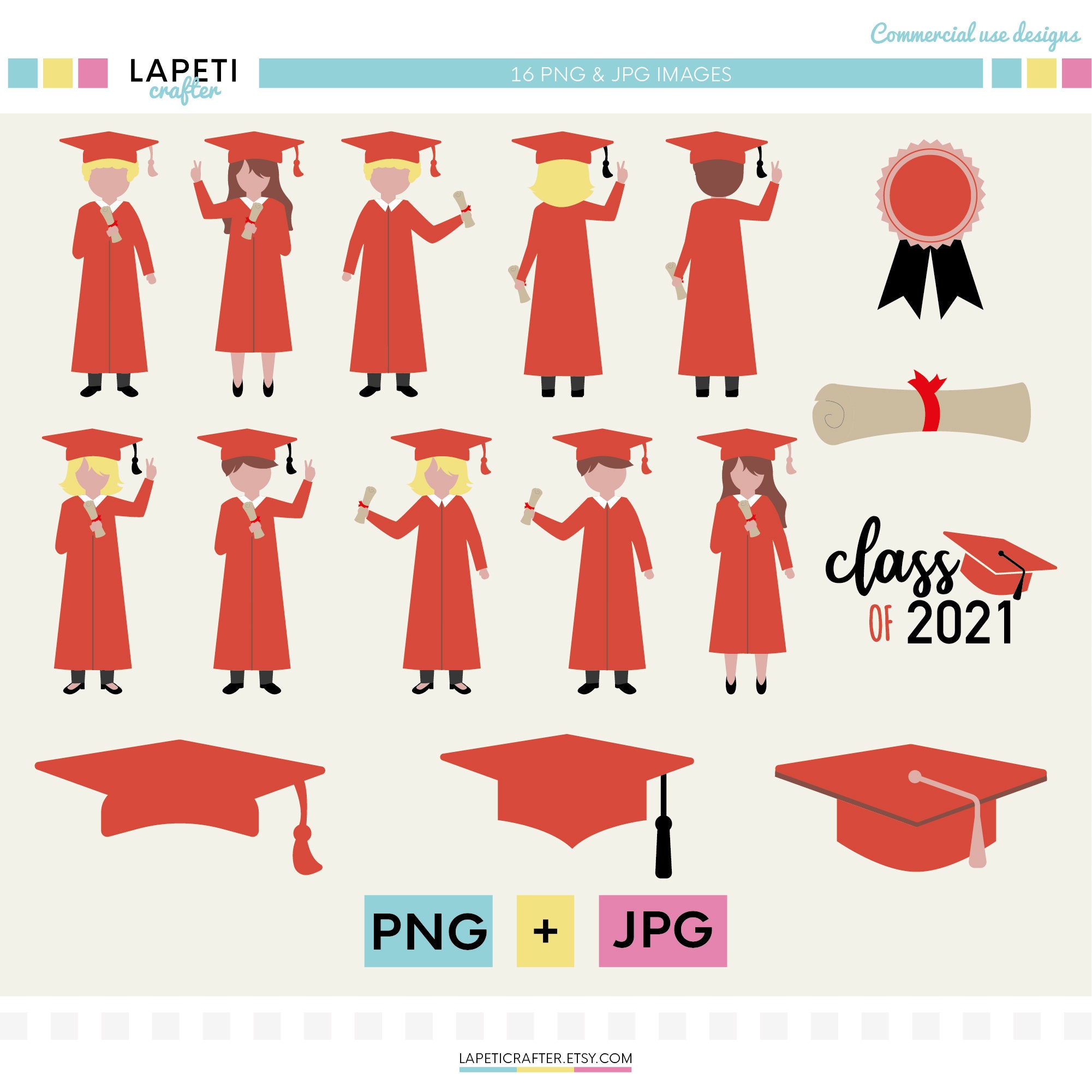 Preschool Graduation Clip Art Red