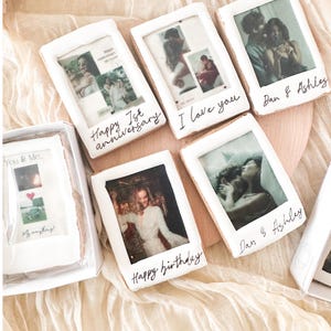 Personalized Photo Cookies gift : Edible Polaroid Gift Box