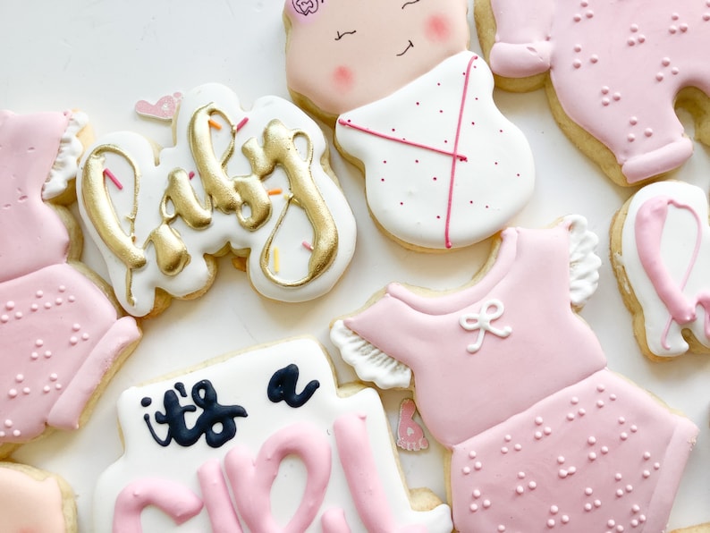 Baby shower Cookies/ItsaboycooKies/itsagirlcookies/ baby in Etsy