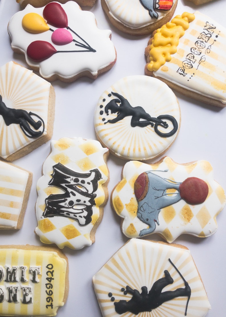 circus cookies/ circus themed cookies/ carnival cookies image 9