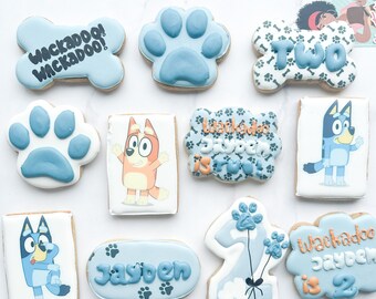 Bluey cookie/Victoriatreats /bluey inspired cookie