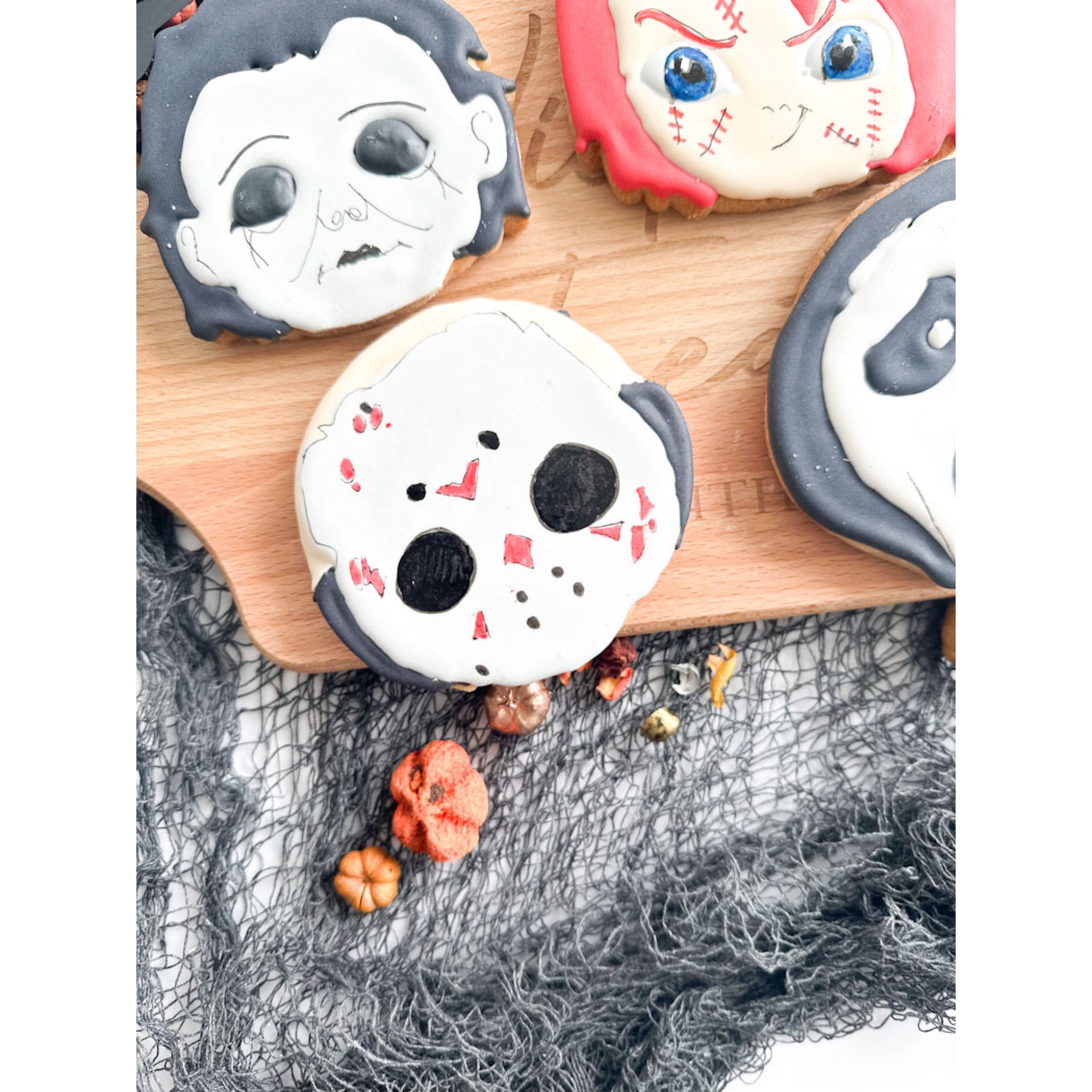 ホラーヴィランクッキー：ハロウィンビスケット - Etsy 日本