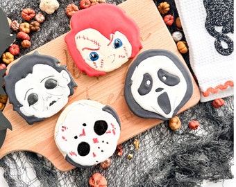 ホラーヴィランクッキー：ハロウィンビスケット - Etsy 日本