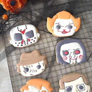Horror killer Villain Cookies: Halloween cookies treats