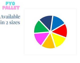 Edible PYO (Paint Your Own) icing palettes/PYO Paint Palettes - Primary Colors